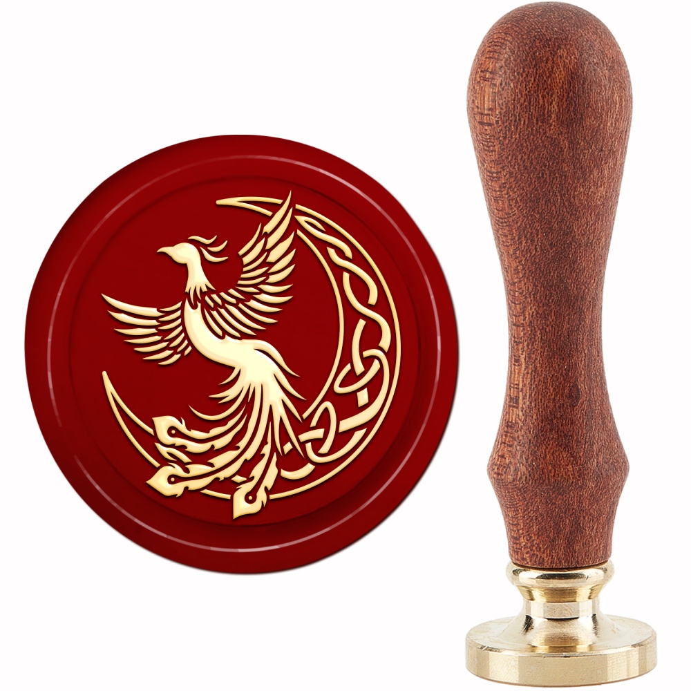 Wax Seal Stamp Set, Bird Sealing Wax Stamp Heads With 2 Colours Wooden  Handles For Envelope Invitation Cards Gift Decoration - Temu