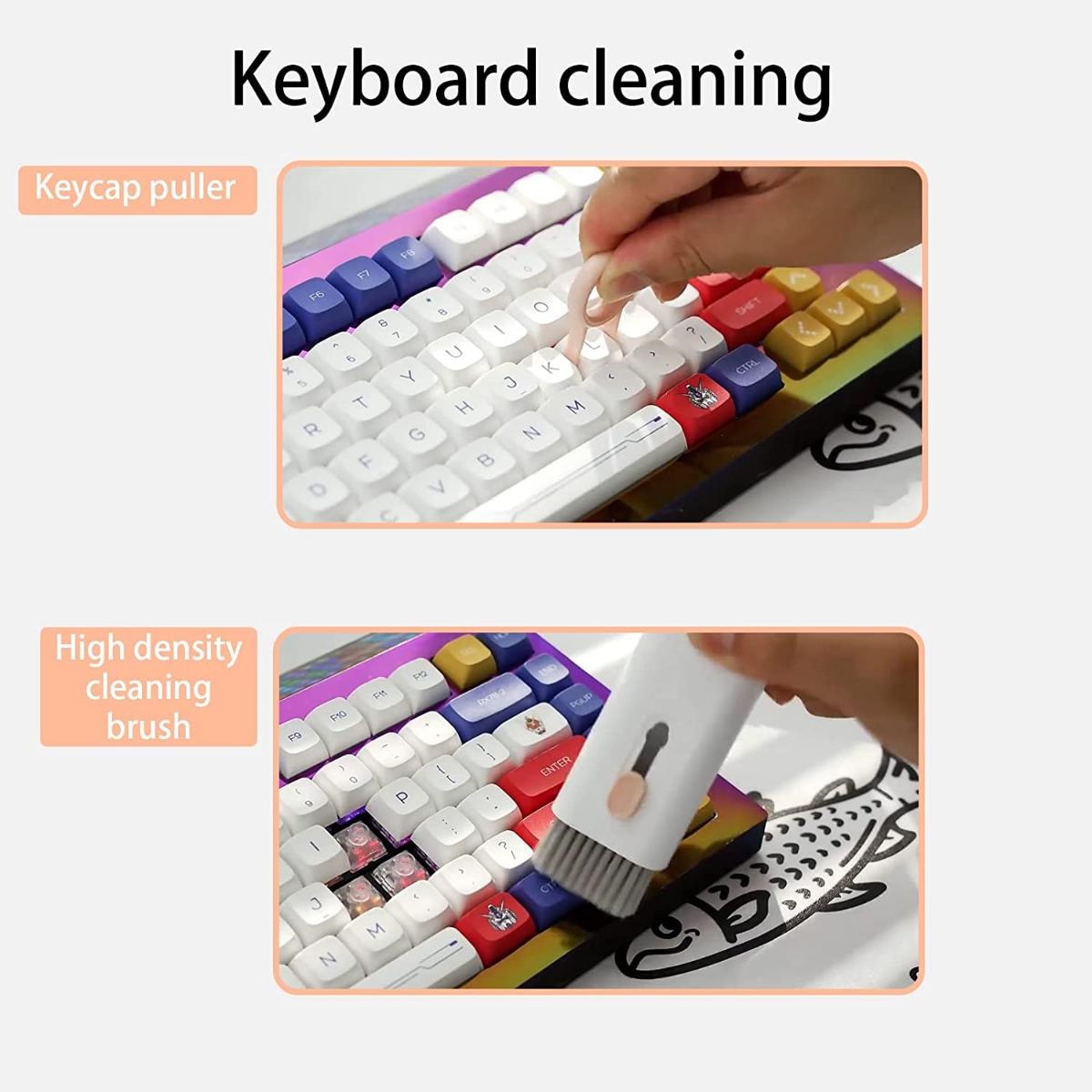 Kit de cepillo limpiador de teclado de ordenador multifuncional,  herramientas de limpieza de caja de auriculares, eliminación de polvo – Los  mejores productos en la tienda online Joom Geek