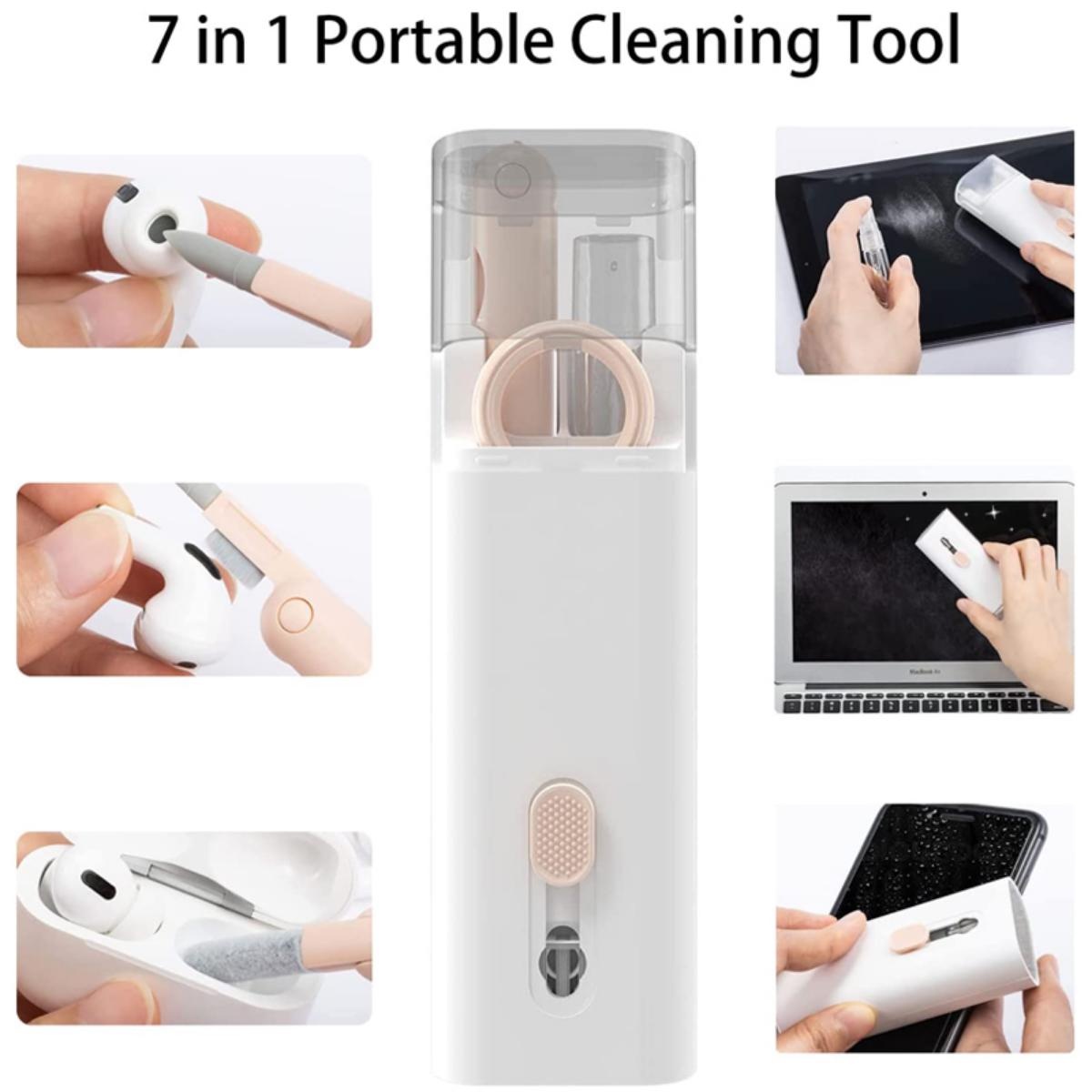 7-in-1 Cleaning Kit Keyboard Cleaner Brush Earphones Cleaning Pen For  AirPods IPhone Cleaning Tools Keycap Puller Set Product