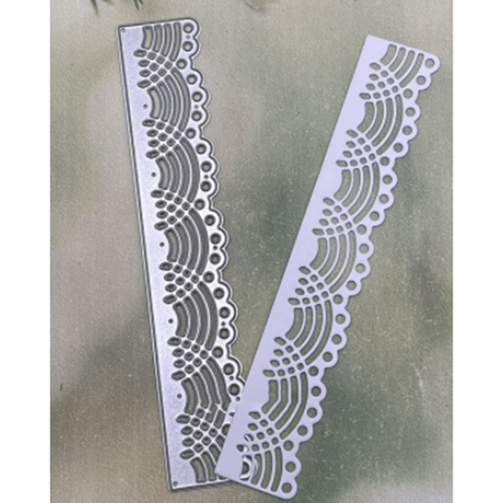 Make Unique Diy Cards Wave Edge Cut Stencils Perfect Temu