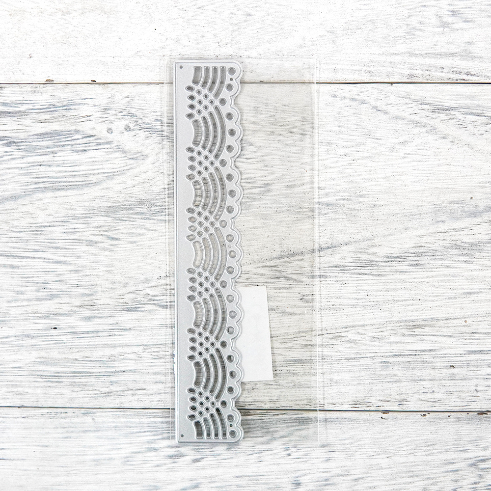 Make Unique Diy Cards Wave Edge Cut Stencils Perfect Temu