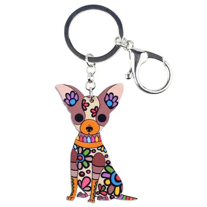 Louis Vuitton LV dog keychain  GUCCI french bulldog key chain