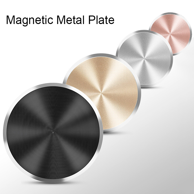Plaque métal pour support magnétique voiture