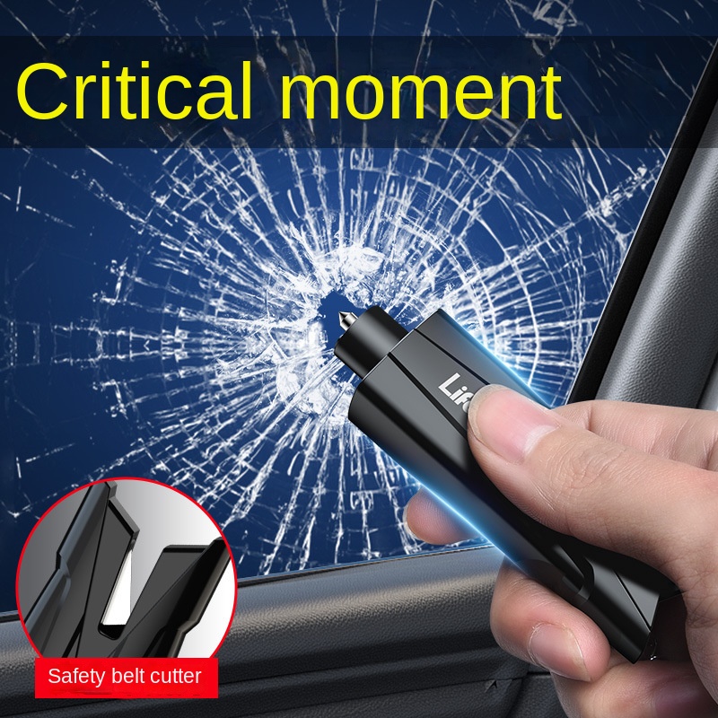 Emergency Escape Tool Kit Auto Car Window Breaker Glass Hammer