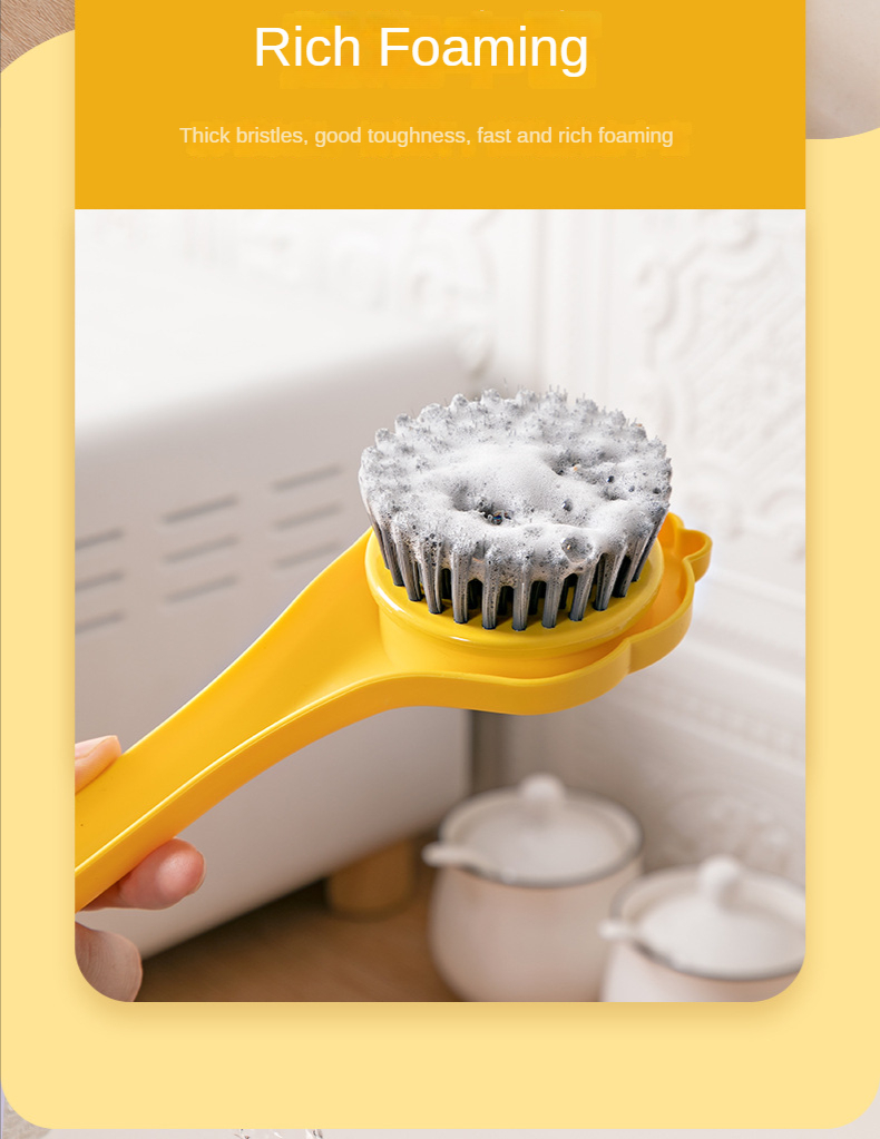 rv cleaning brush cartoon yellow duck plastics hard bristles multifunction plastics brush for rv cleaning supplie kitchen accessories details 3