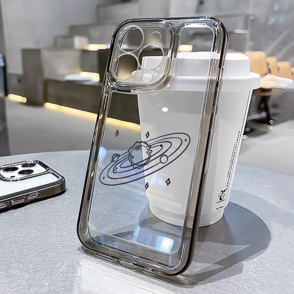 Funda Para iPhone 11 - Transparente Con Planetas