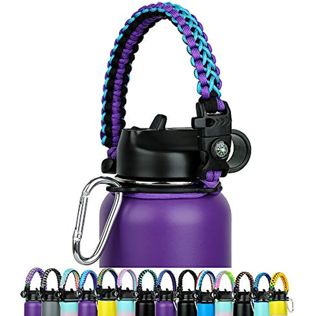 Durable Paracord Handle With Safety Loop And Carabiner For - Temu