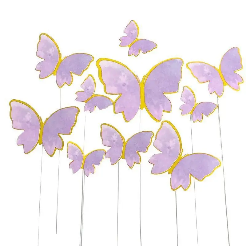 Glossy Butterfly Cake Toppers For Cupcakes And Cakes - Temu Mexico