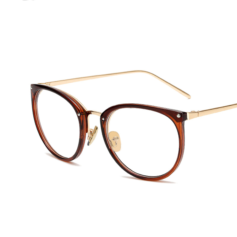 Retro Plate Square Eyeglass Frame Thick Ring Wide Leg Prescription Glasses  Women Glasses Women Optical Myopia Glasses