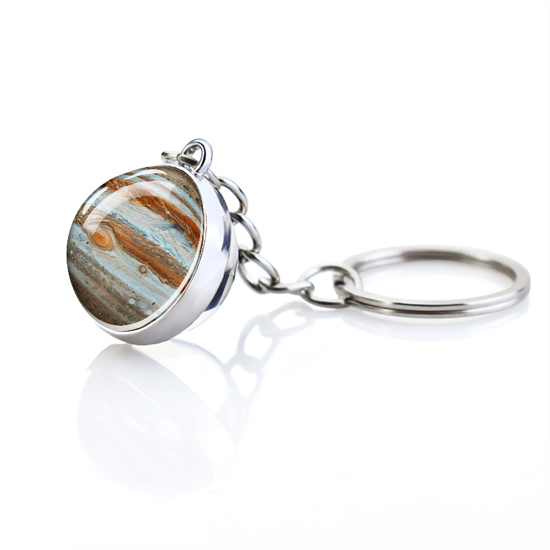 Solar System Planet Keyring Galaxy Nebula Keychain Moon Mercury Mars Glass  Ball Fashion Pendant - Jewelry & Accessories - Temu Germany