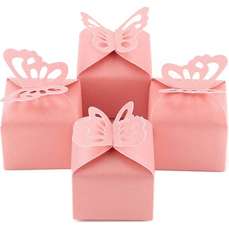  Pequeñas cajas de San Valentín, caja de corazones de San  Valentín, caja de regalo de papel con lazo de corazón para bodas,  suministros de fiesta de baby shower, 3 colores (18) 