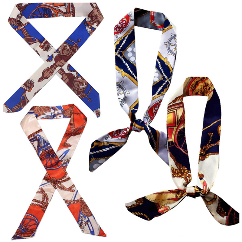 Louis Vuitton Red and Multicolor Logo Print Silk Skinny Scarf For
