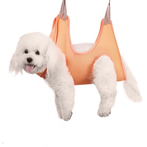 Comfortable Pet Grooming Hammock for Stress-Free Bathing, Trimming, and Nail Clipping of Dogs and Cats