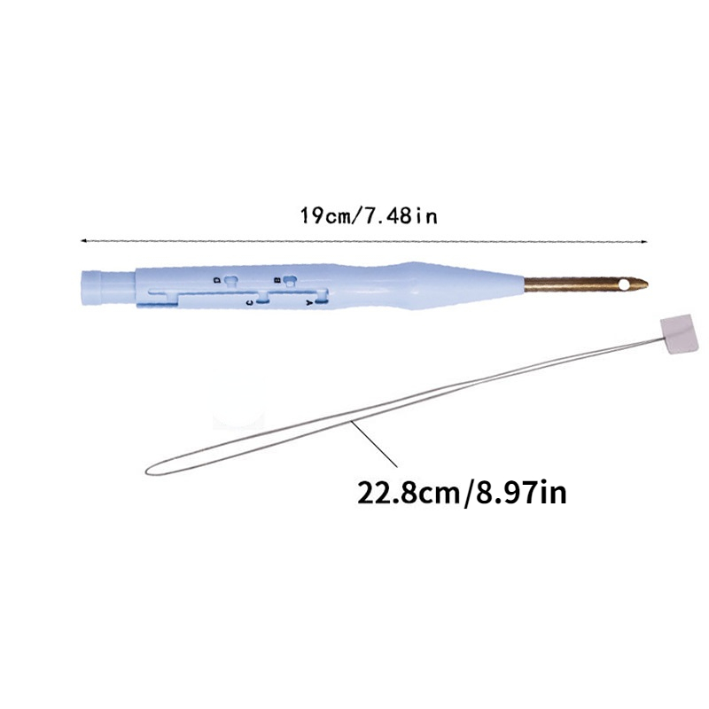 1pc Punching Needle Embroidery Pen, Adjustable Rug Yarn Punch Needle,  Threader Punch For Embroidery Cross Stitching Beginner Tool