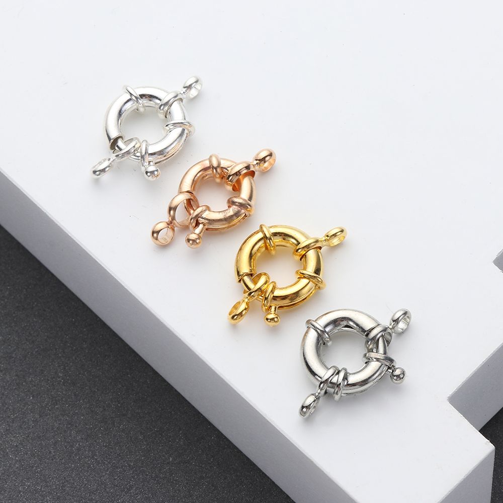 Round Sailor Clasp Spring Buckle Connector Chain End For - Temu