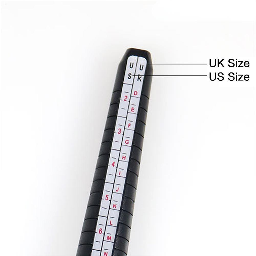 US EU Standard Ring Measurement Tool Set Ring Sizer Gauge 3-34 HK