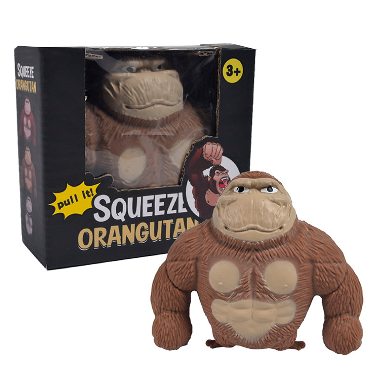 Gorilla Toys Suitable For Boys And Girls, Funny Gorilla Elastic Toys,  Squeeze Pressure Toys, Sensory Toys, Birthday Gifts - Temu Japan