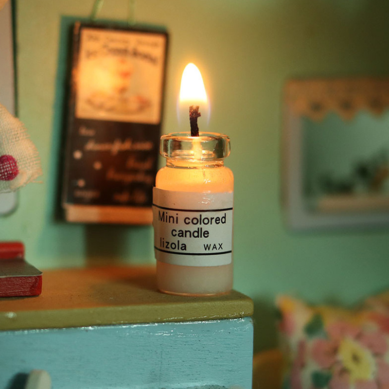 Easy Dollhouse Candle Tutorial  Dollhouse candle, Candle tutorial,  Miniature candles
