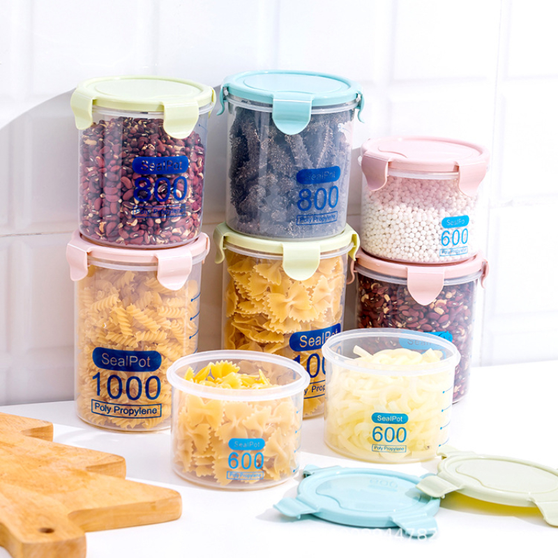 Transparent Food Storage Container With Airtight Lid - Keep Your Food Fresh  And Organized In The Kitchen - Temu