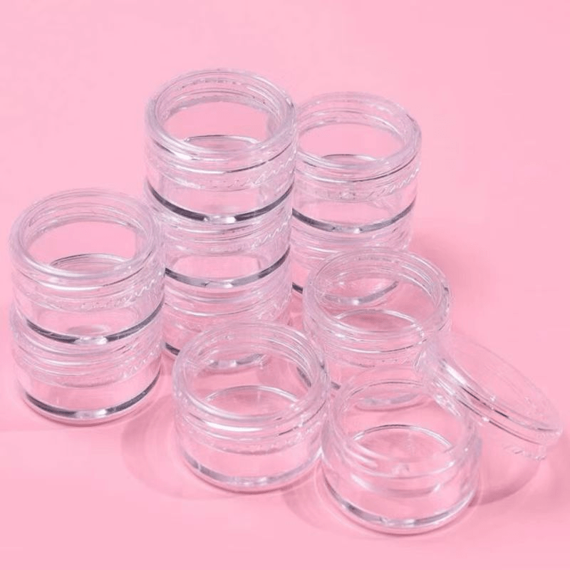 2024 New Container For Slime Clay Makeup Jar Cosmetic Pot Cream Bottle Nail  Box - AliExpress