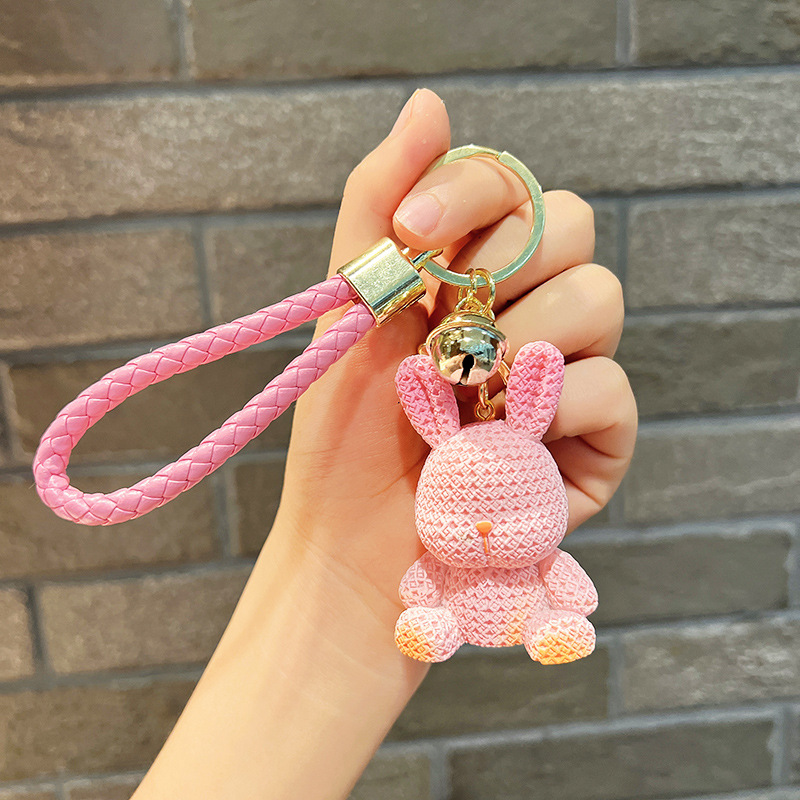 Plush Rabbit Doll Keychain Pendant Bunny Doll Key Chain Bag Purse Ornament  Accessories For Women - Temu