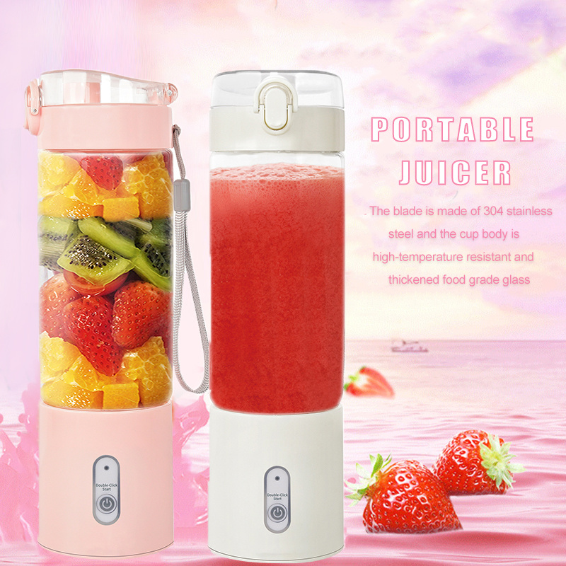 1Pc 500ml Usb Eletric Fruit Juicer Machine Mini Travel Small Fruit