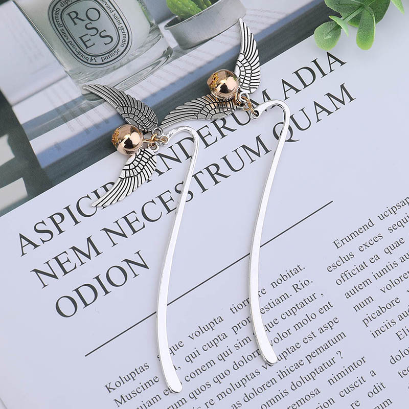 Retro Metal Bookmark Binder Index Divider Reader