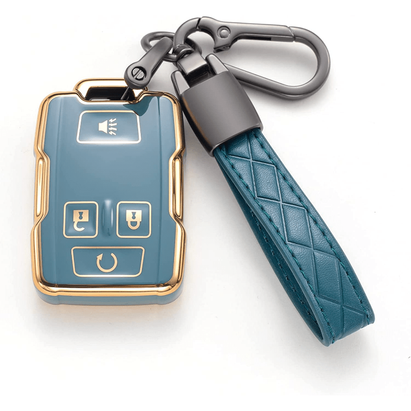 Key Fob Cover Case Keychain 2014 2018 Sierra 2015 2018 - Temu Australia