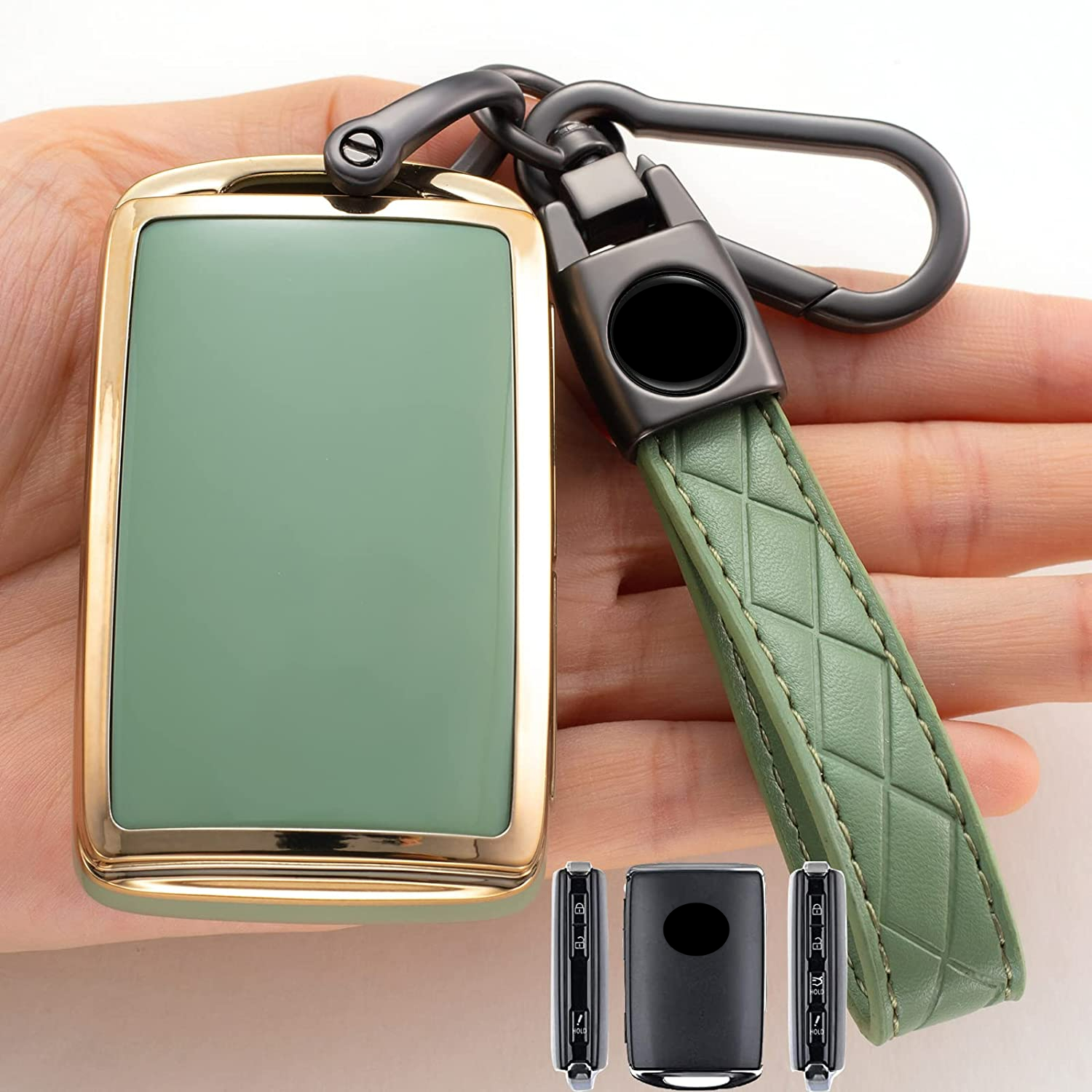 Key Case Cover With Keychain For Model 3 Model Y Fashion Key Holder -  Automotive - Temu Bulgaria