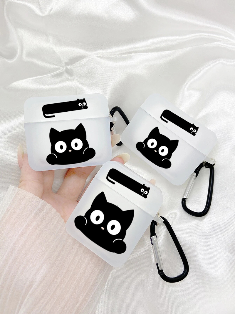 Cute Cat Printed Earphone Protective Case, Silicone Earphone Case For  1/2/3, Pro 1/2/3 - Temu Austria