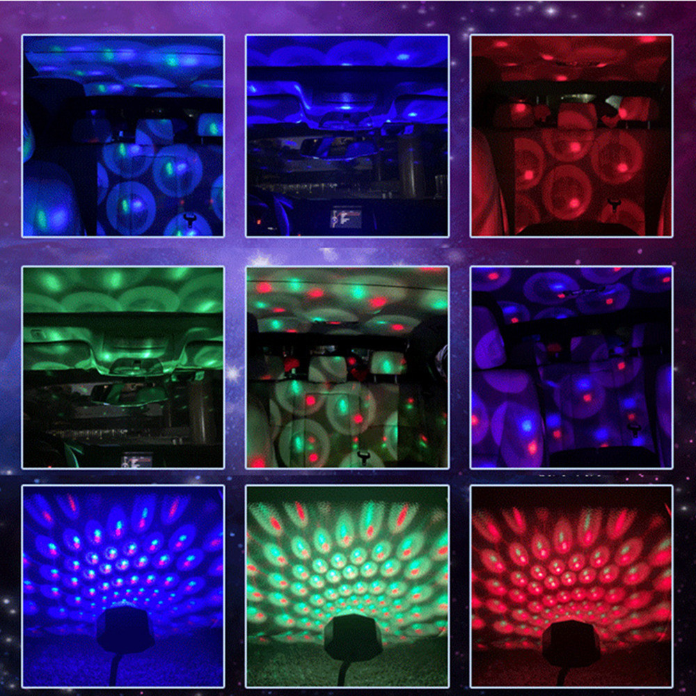 1pc Disco Ballsaal Lampe Atmosphäre Lampe, USB Auto Stern Licht LED Decke  Schlafzimmer Party Dach Stern Nachtlicht Projektor Atmosphäre Licht USB Deko
