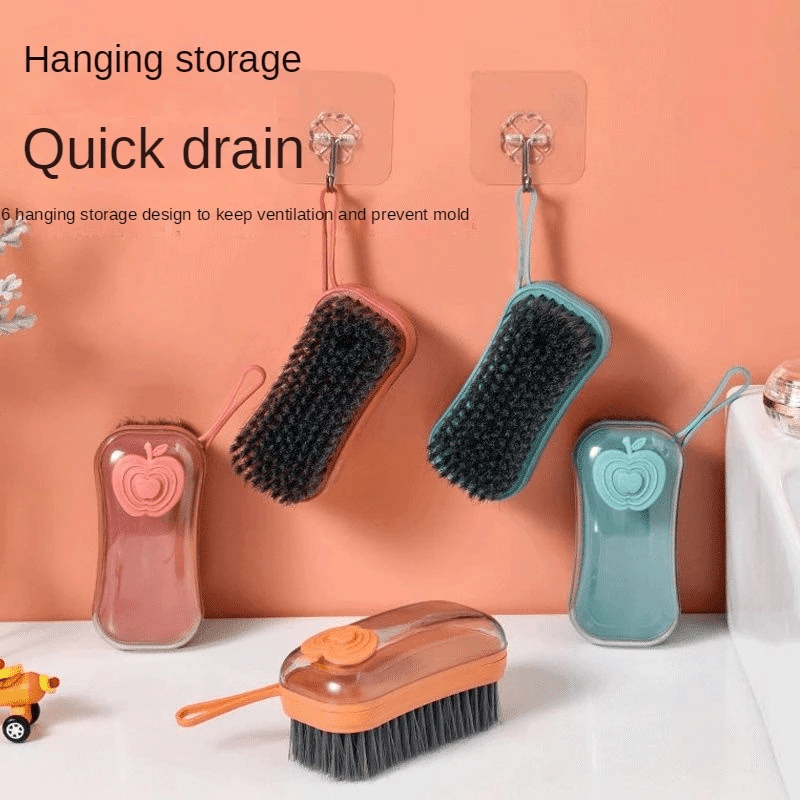 Multifunctional Cleaning Brush With Soap Dispenser Home Shoe Cleaning Tool  New