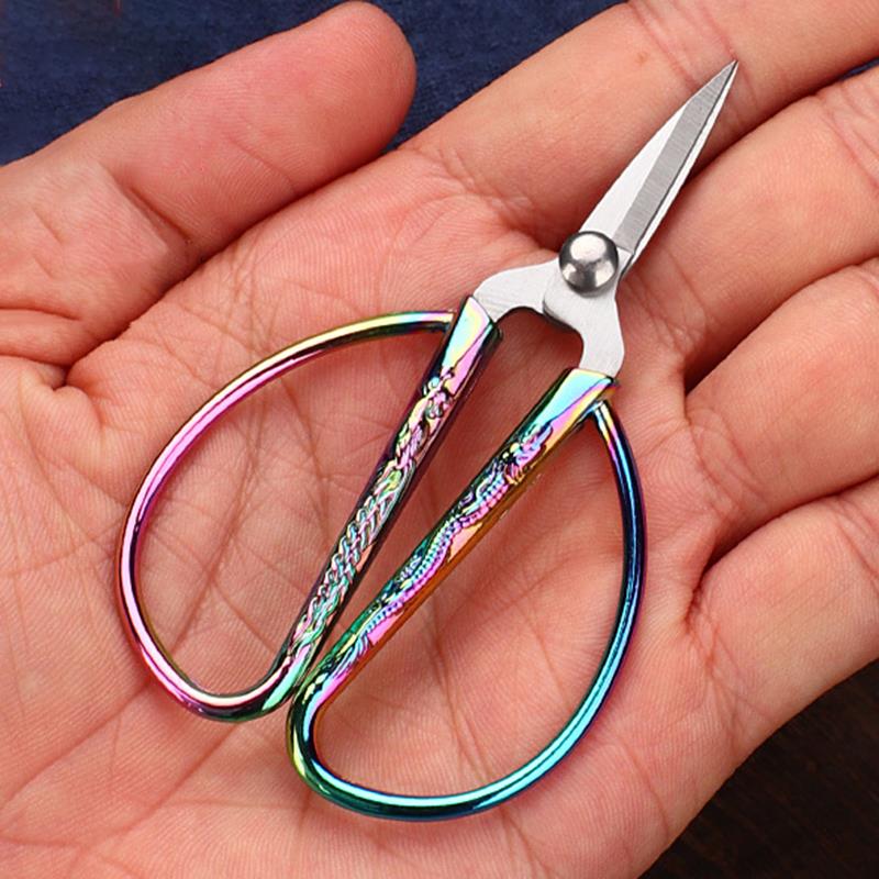 Retro Stainless Steel Tailor Sewing Scissors Fabric - Temu