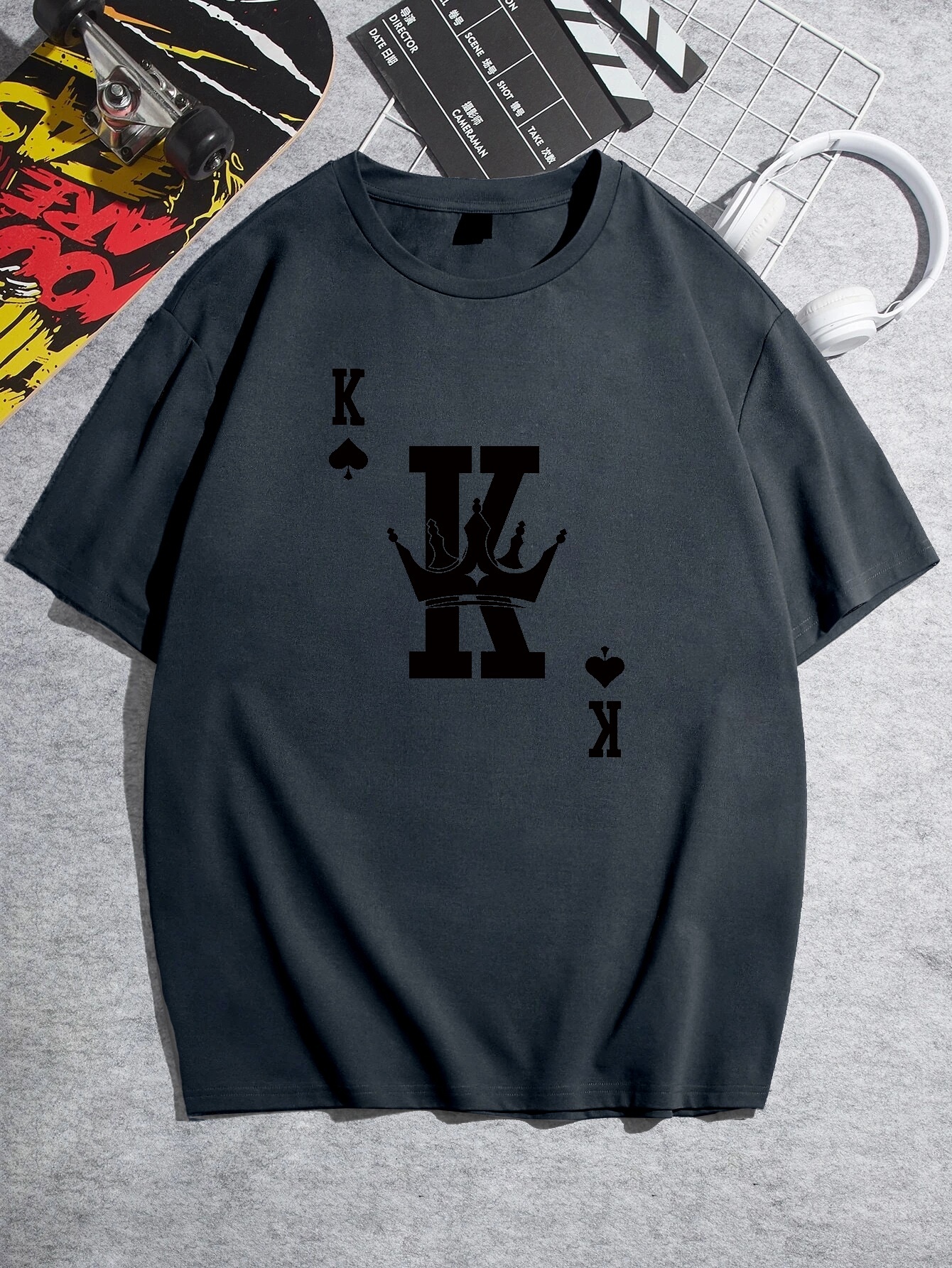 Louis Vuitton Cartoon Jacquard Logo T Shirt Black L