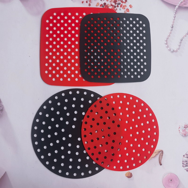 Tapis de cuisson en silicone rouge - Grille à pâtisserie