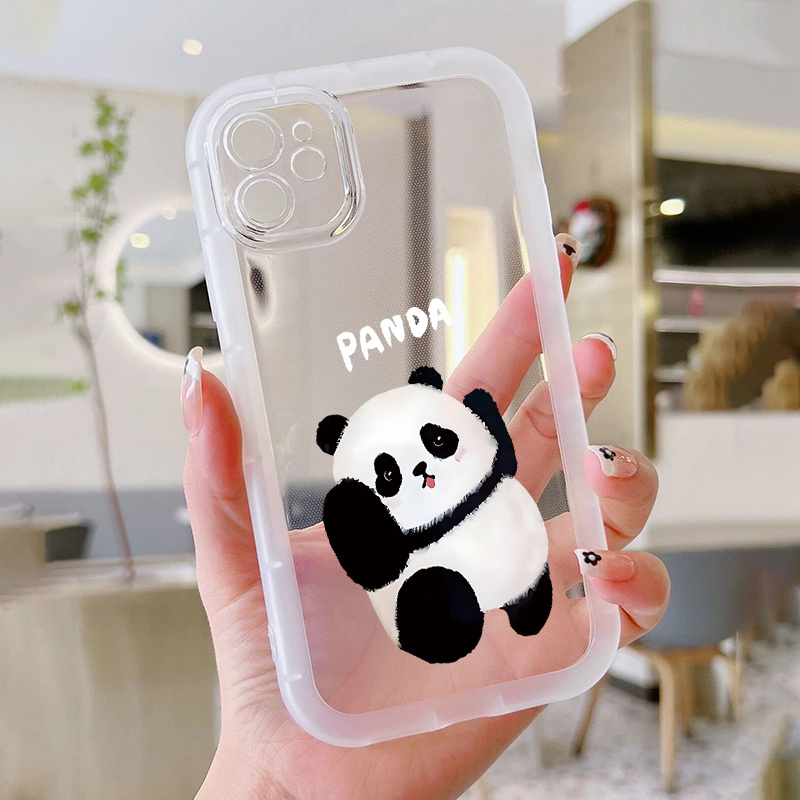 

Panda Clear Soft Silicone Phone Case For Iphone14/14plus/14pro/14promax, Iphone13/13mini/13pro/13promax, Iphone12/12mini/12pro/12promax, Iphone11/11pro/11pro Max, X/xs/xsmax, 7plus