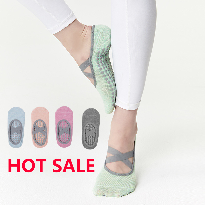 Ankle Socks Breathable Womens Yoga Socks Backless Anti-Slip Soc Pilates  Ballet