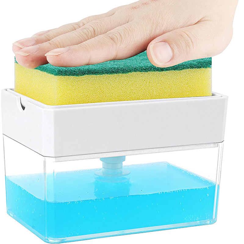 Dishwashing Brush with Liquid Storage Box Cleaning Tools Household