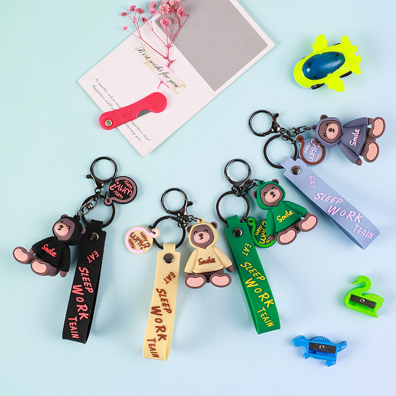 Key Chain Poop Hanging Gifts Keychain Backpack Ring Dark Pendants Keyring  Shape Favors Birthday Novelty Holder 