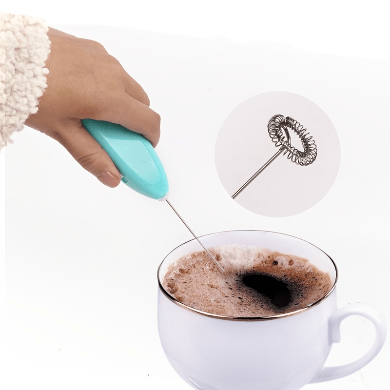 1pc Mini Handheld Whisk, Milk Frother For Coffee With Upgraded