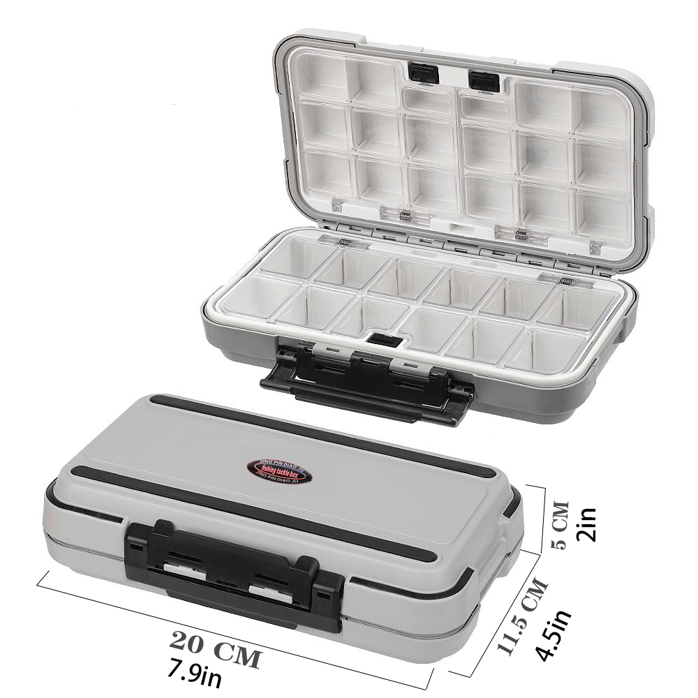 Waterproof Fishing Tackle Box With 24/28 Compartments For - Temu Japan
