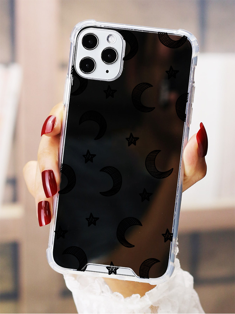 IPhone 11 Pro Case Black Moon and Stars iPhone 11 Case 