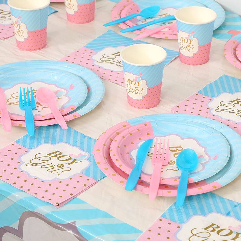 Gobelets Boy or Girl ? pour gender reveal party