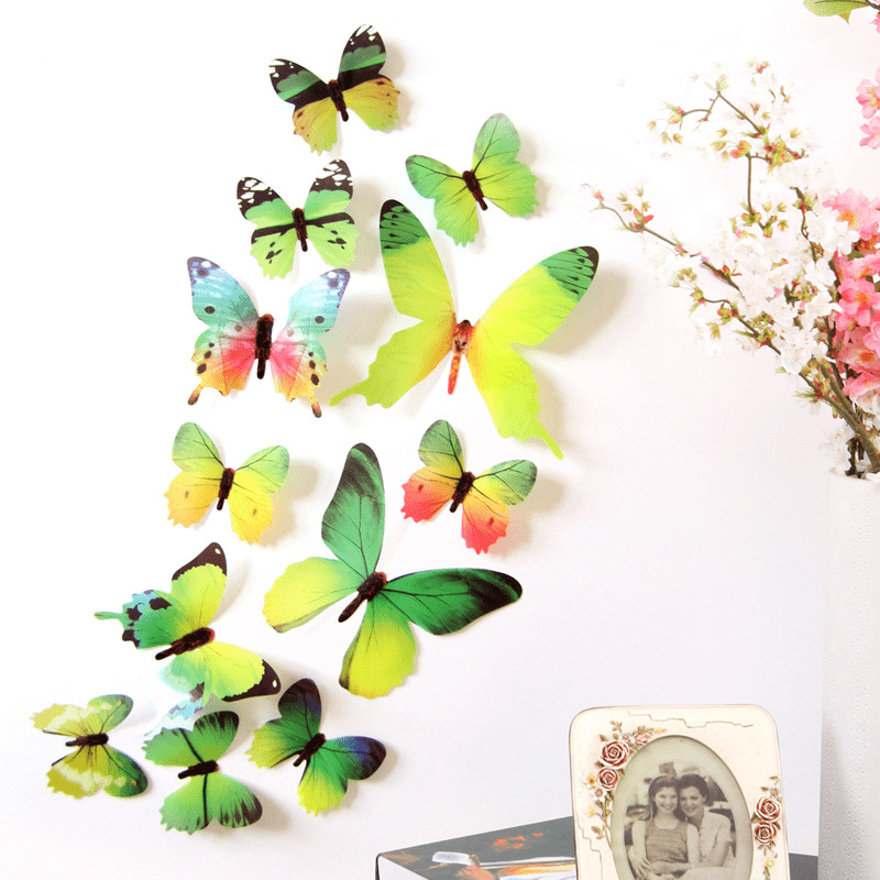 Adesivi Murali Grandi Farfalle Di Piuma Creativa Farfalle Soggiorno Divano  Sfondo Decorazione Decalcomanie Decalcomanie Camera Da Letto Sfondo  Rimovibile Da 25,29 €