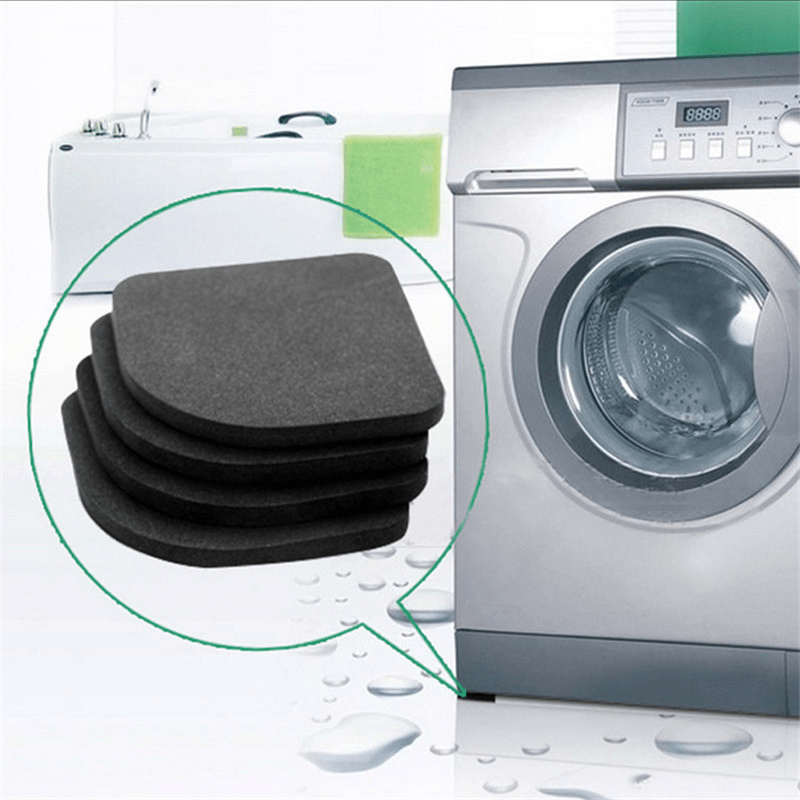 4pcs Heavy Duty Washer/Dryer Anti-Vibration Anti-Slip Washing