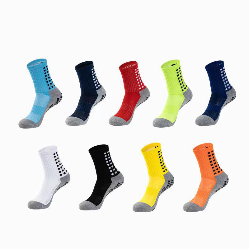 Calcetines de fútbol antideslizantes, fútbol, baloncesto, hockey/correr,  calcetines antideslizantes