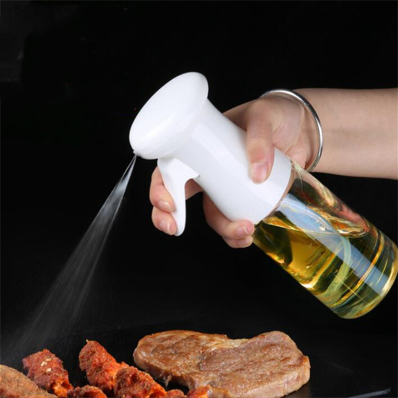Pulverizador Aceite 250 ml, Spray de Cocina para Freidora Aire, Vaporizador  de Cristal, para Cocinar, Barbacoa, Hornear(Gris) : : Hogar y  cocina