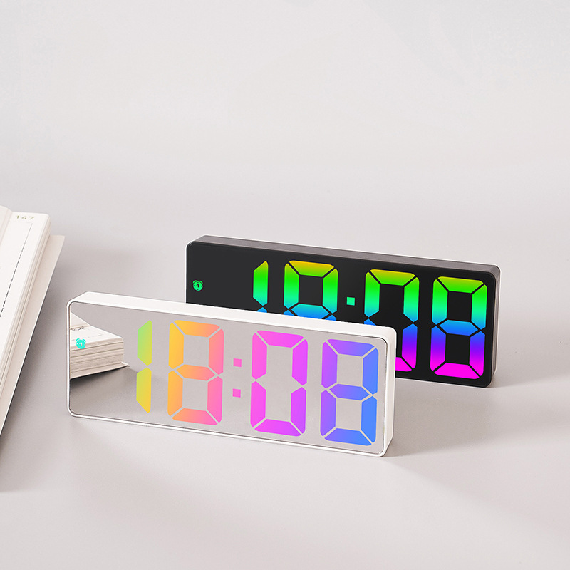 Reloj despertador Digital con temperatura interior, funciona con pilas,  modelo Snooze, pantalla de 12/24H para dormitorios, niños y adultos -  AliExpress