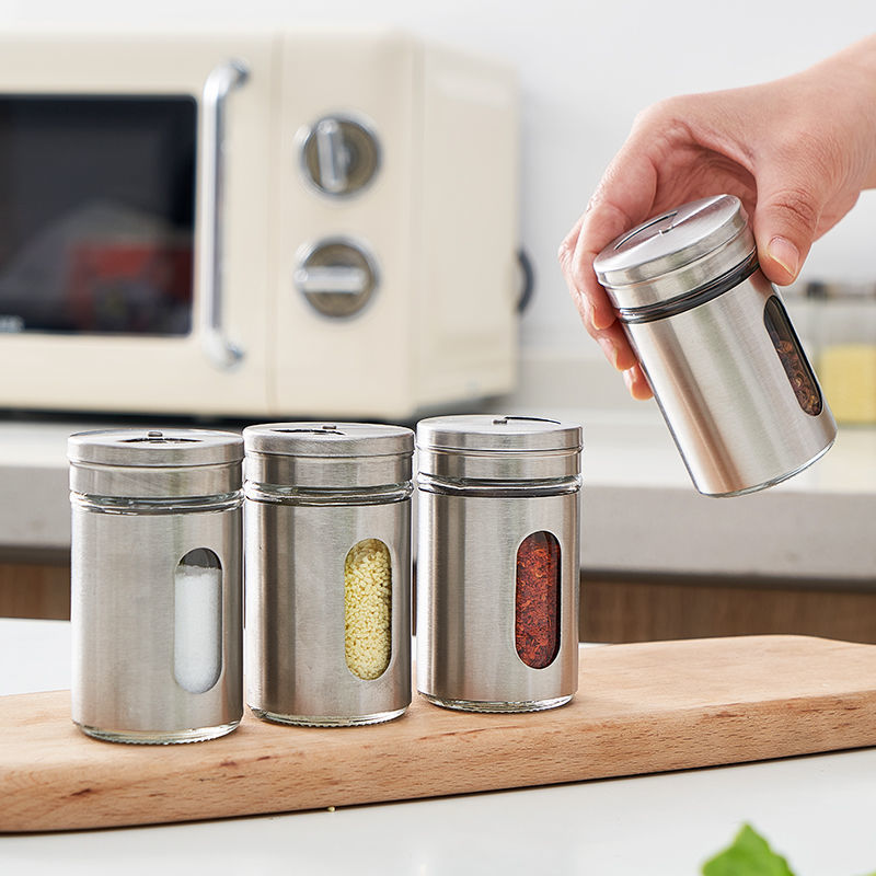 Stainless Steel Spice Jars Wholesale