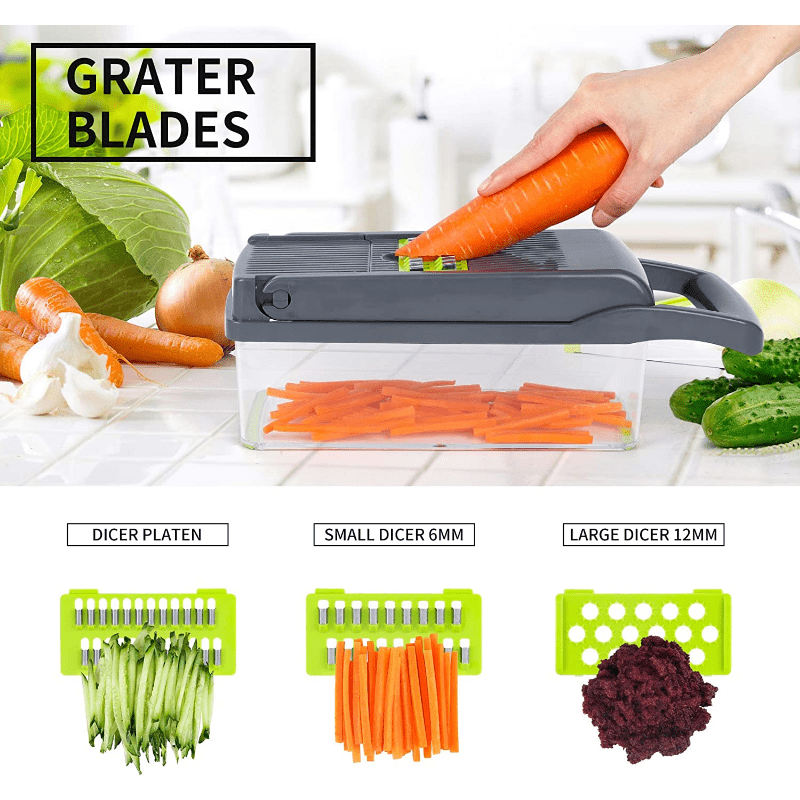 14 in1 Vegetable Chopper Cutter Chopper Multifunctional Veggie Chopper –  comet furniture shop